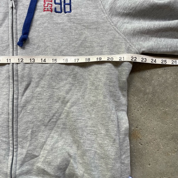 Vintage 90’s Disney Cruise Line Embroidered Striped Zip-Up Hoodie - Picture 7 of 12